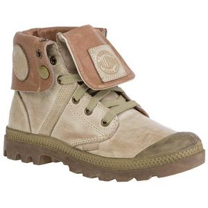 Palladium boots, Pallabrouse Baggy Khaki/Tan, W7